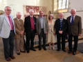The new inductees with Bishop Colin and Rev'd Bob Edy who proposed them .