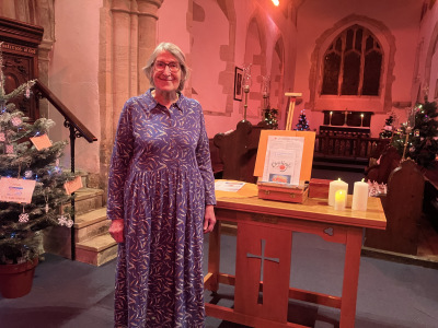 Angela....a wonderful Christingle service. Thank you