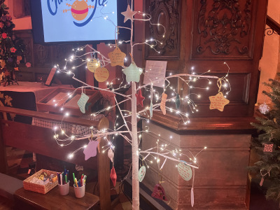 a beautiful display....the prayer tree