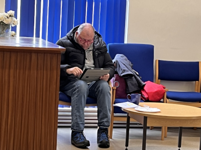 a church warden is always busy :)