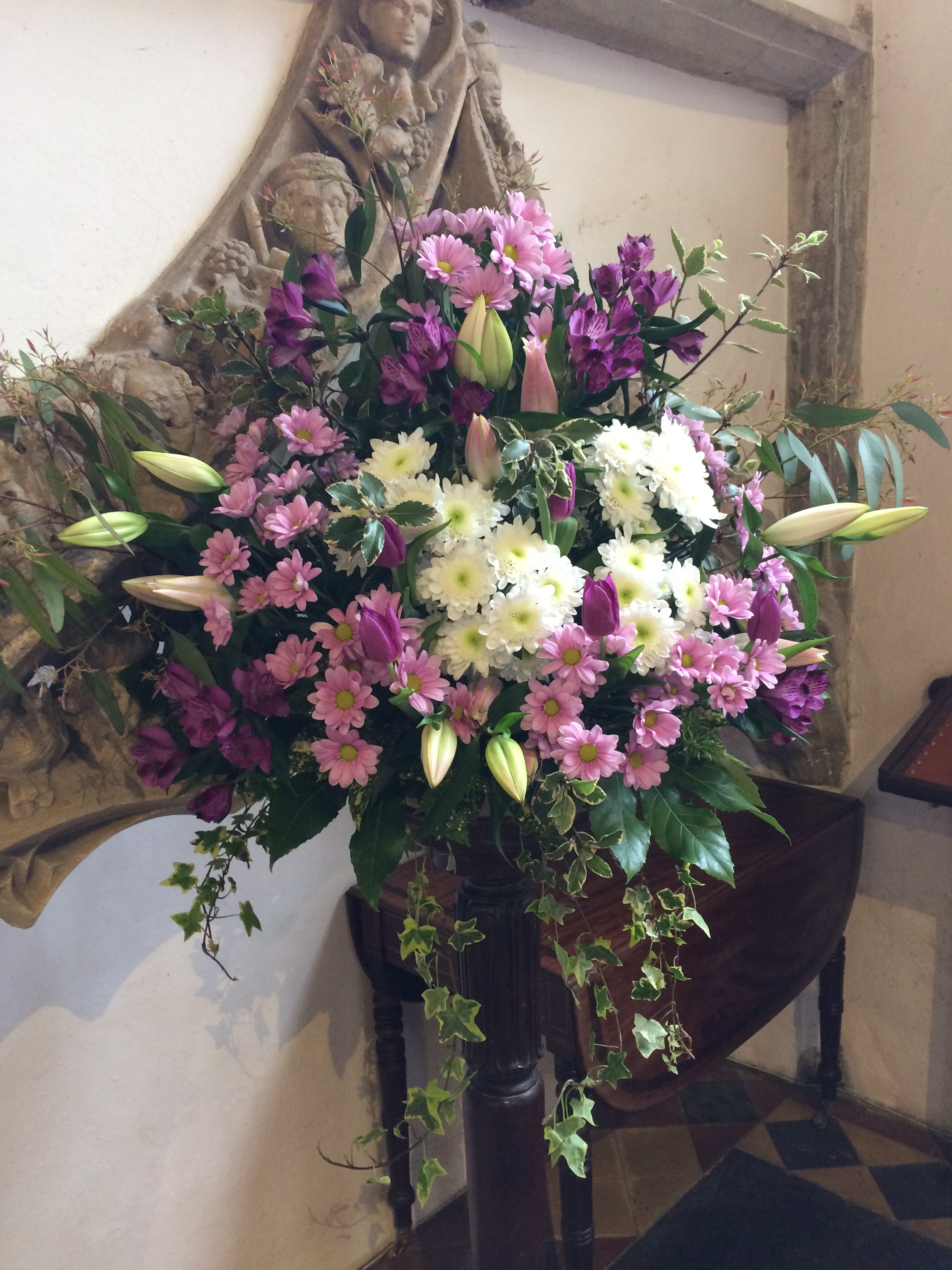 One of the many beautiful floral displays