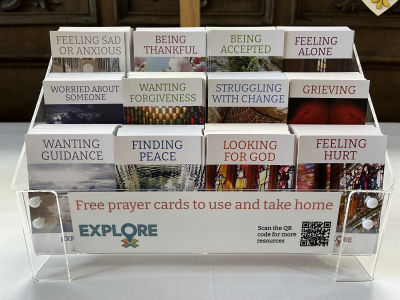 Prayer Cards - do please take one
