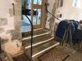 The beautiful new hand rails