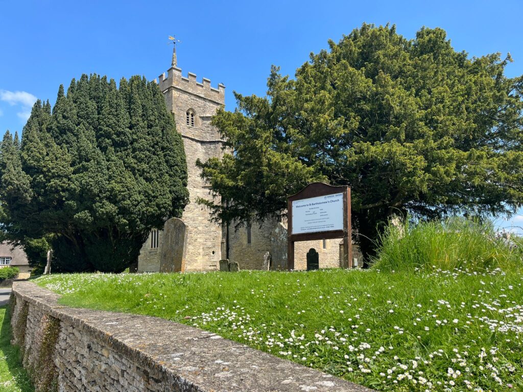 St. Bartholomew's Church sunset
